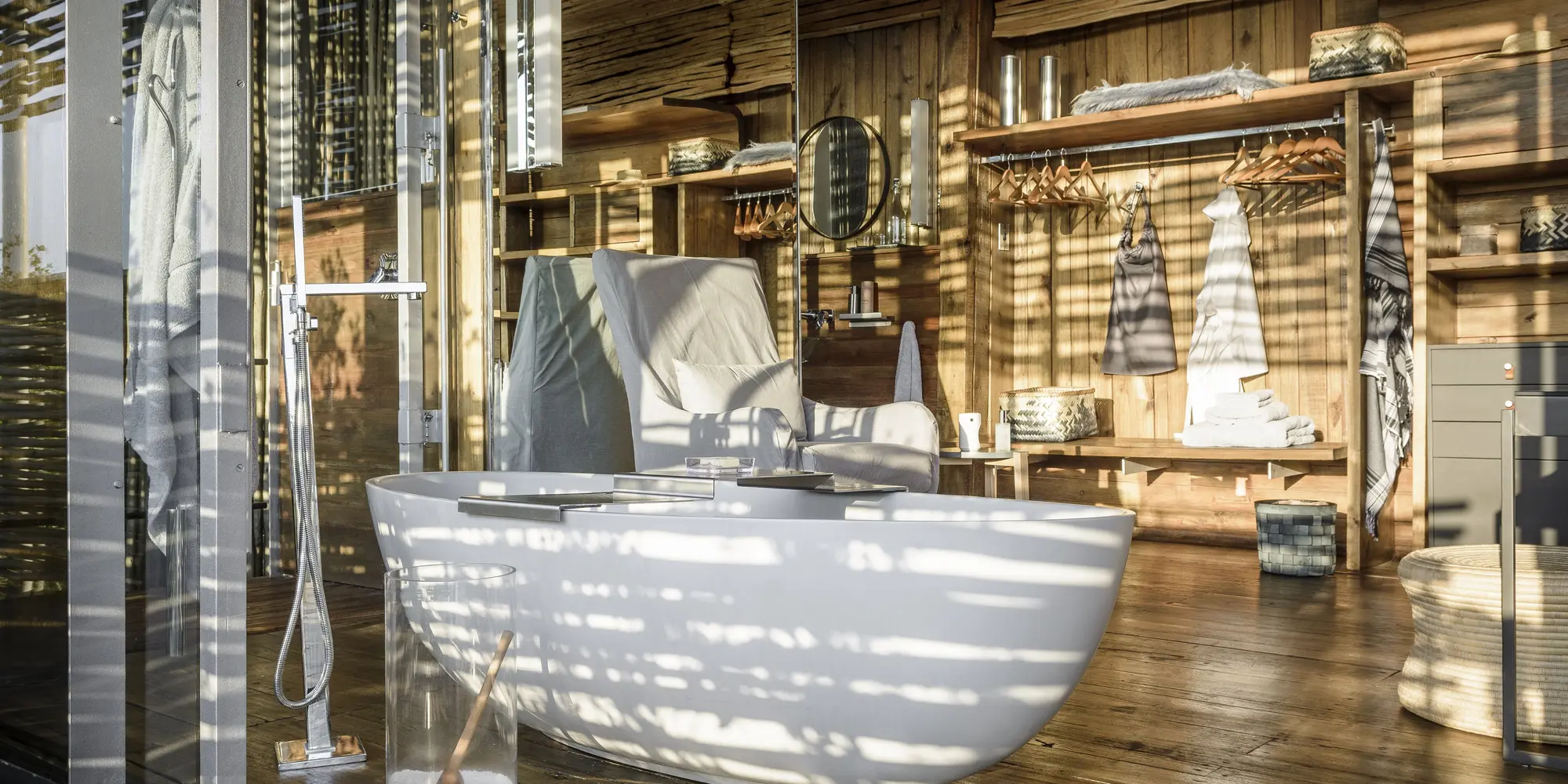 Singita Lebombo Lodge Suite Bathroom